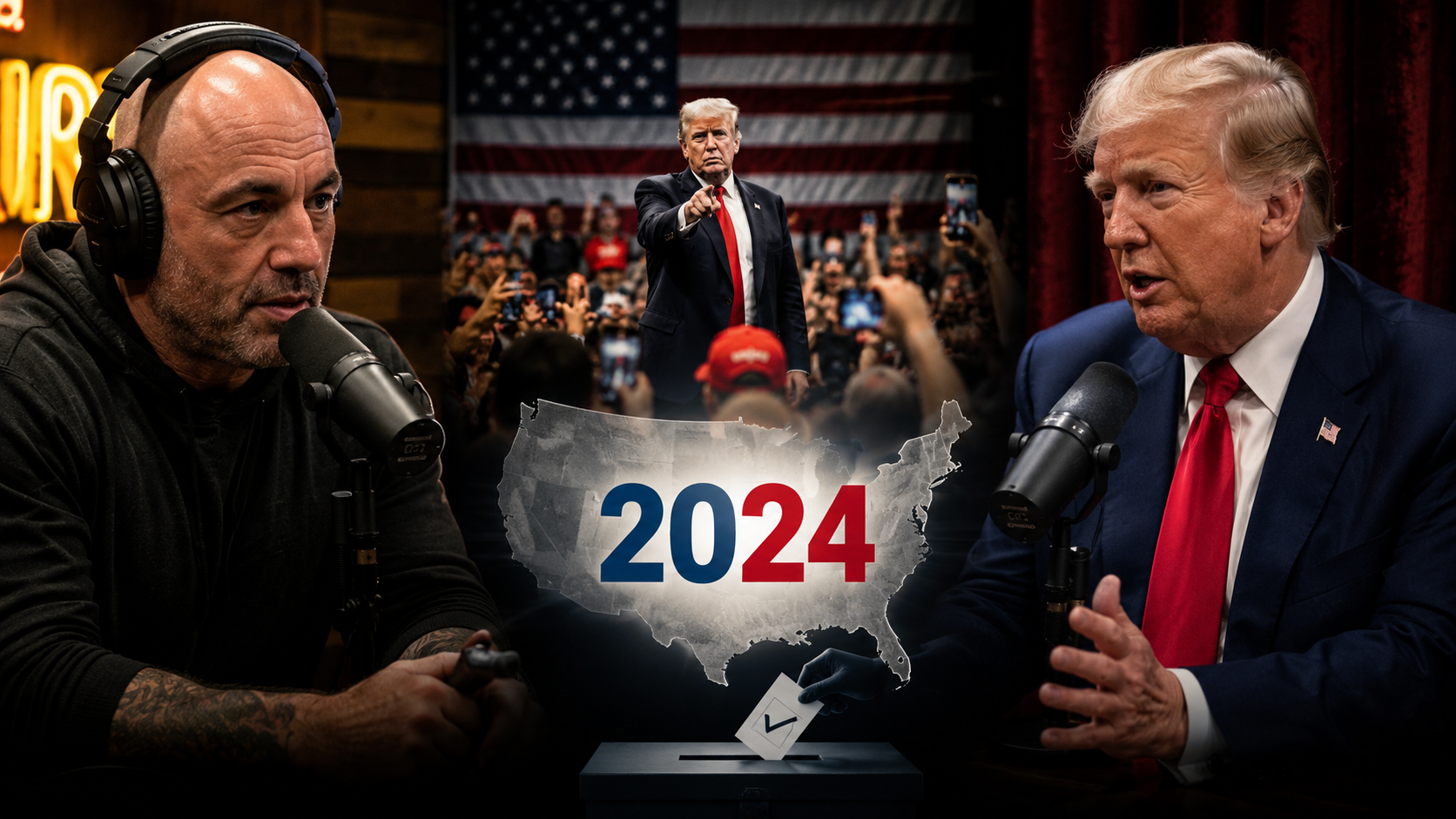 Joe Rogan and Trump