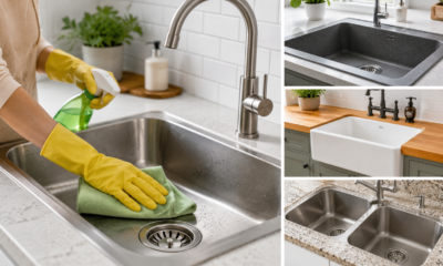 Clean a Kitchen Sink