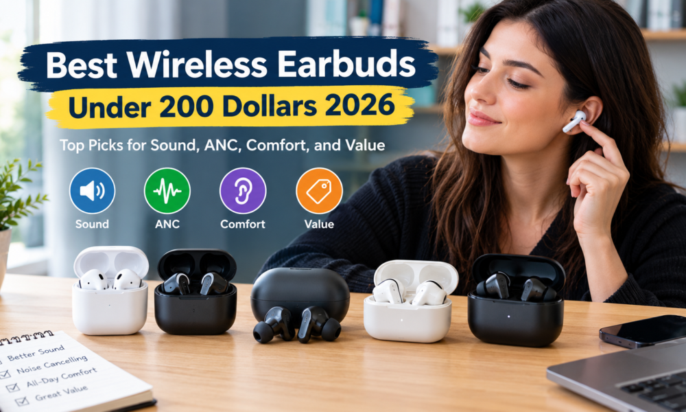 Best Wireless Earbuds Under 200 Dollars 2026